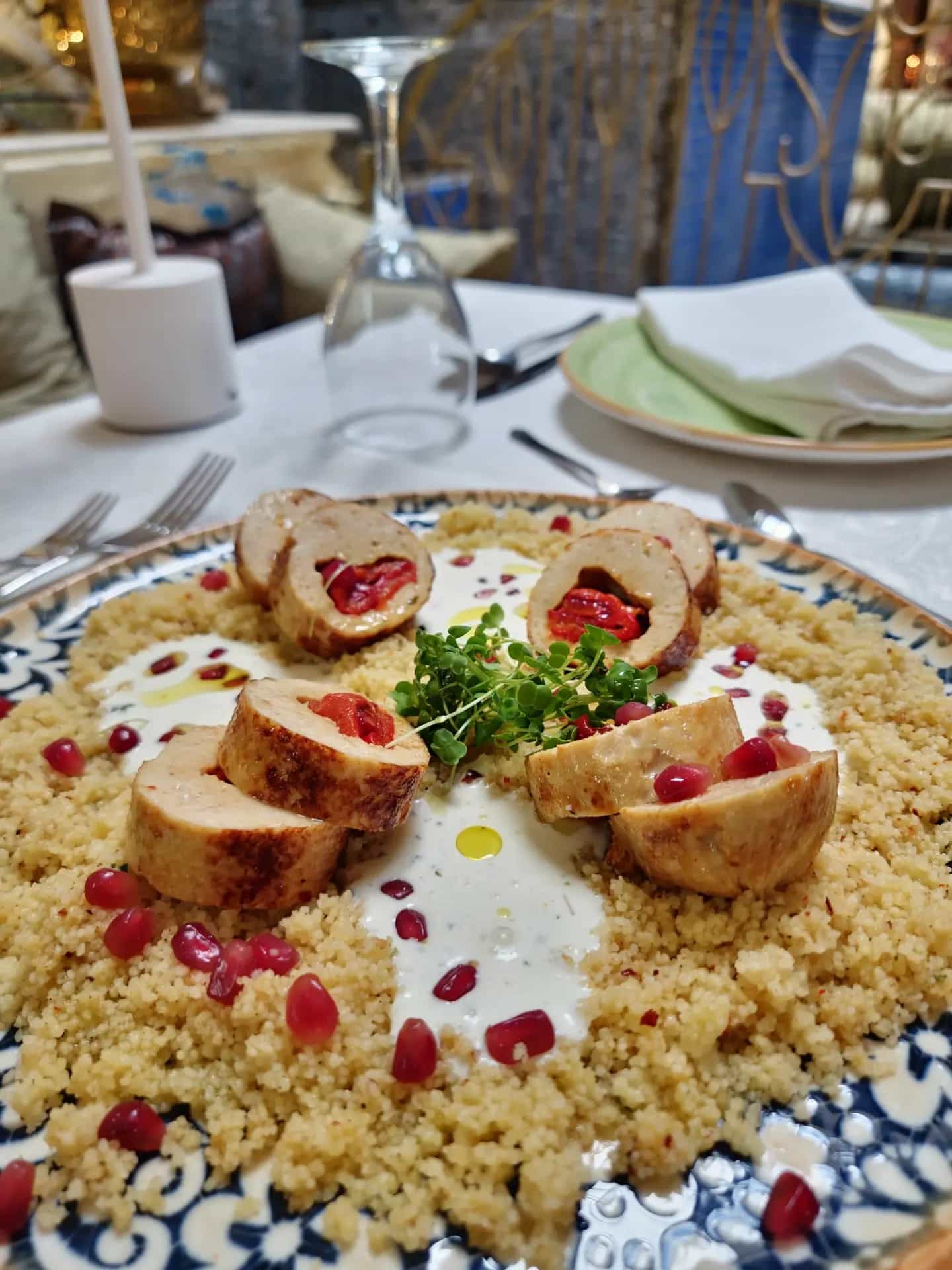 Marrakech Stuffed Chicken